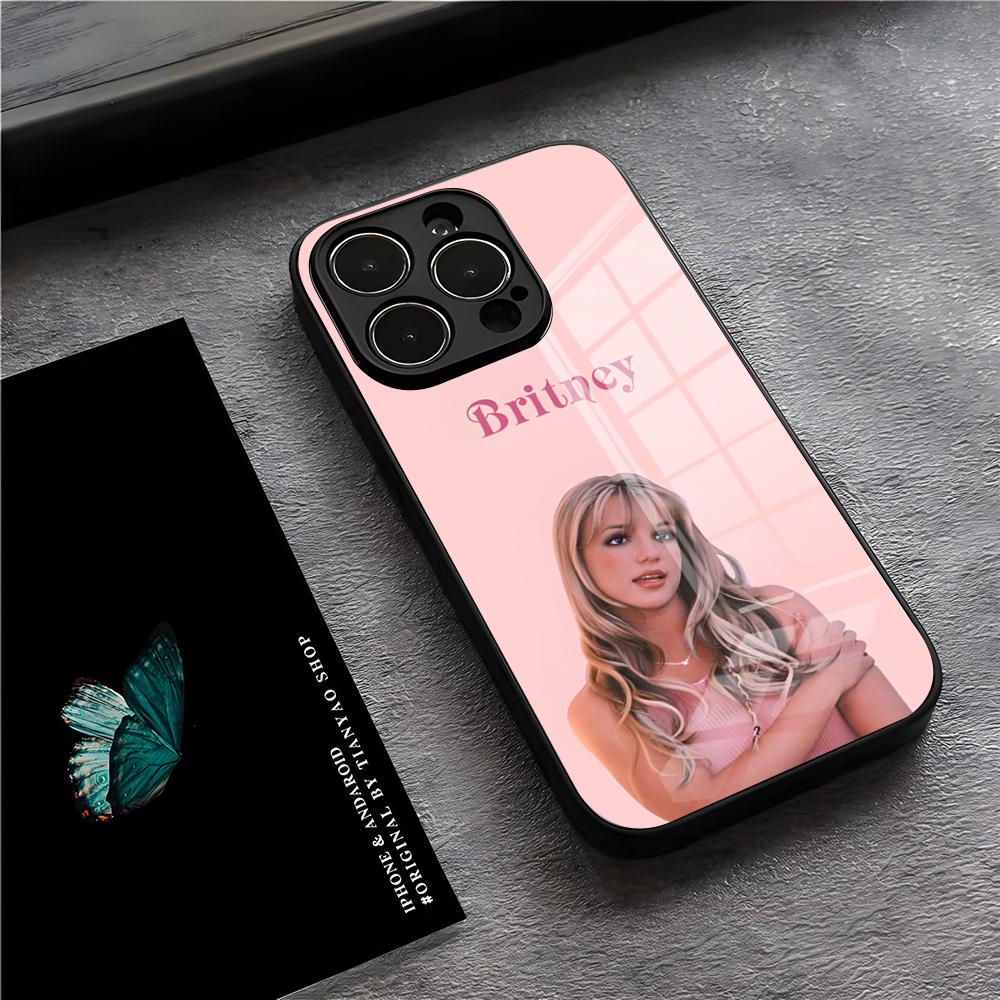 Britney Spears Phone Case For IPhone 17 Pro Max 15 Pro 16 14 Plus 12 13 Mini 11 Pro Shockproof Glass Cover