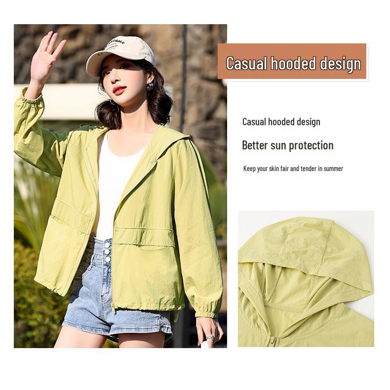 Middle-aged Women's Lightweight Summer Jacket: Fashionable, Slimming Sun-Protective Outerwear