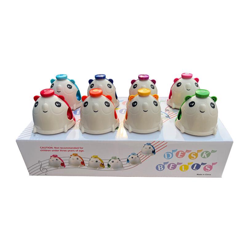 Colorful Eight-Tone Gopher Clock Orff Percussion Toy for Kids - Kindergarten Music Learning Instrument