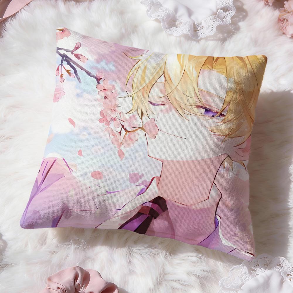 Ouran High School Host ClubS Cushion Cover Premium Comfort Reversible Pillow Cove -Two in One Design for Any Room & Car Interior