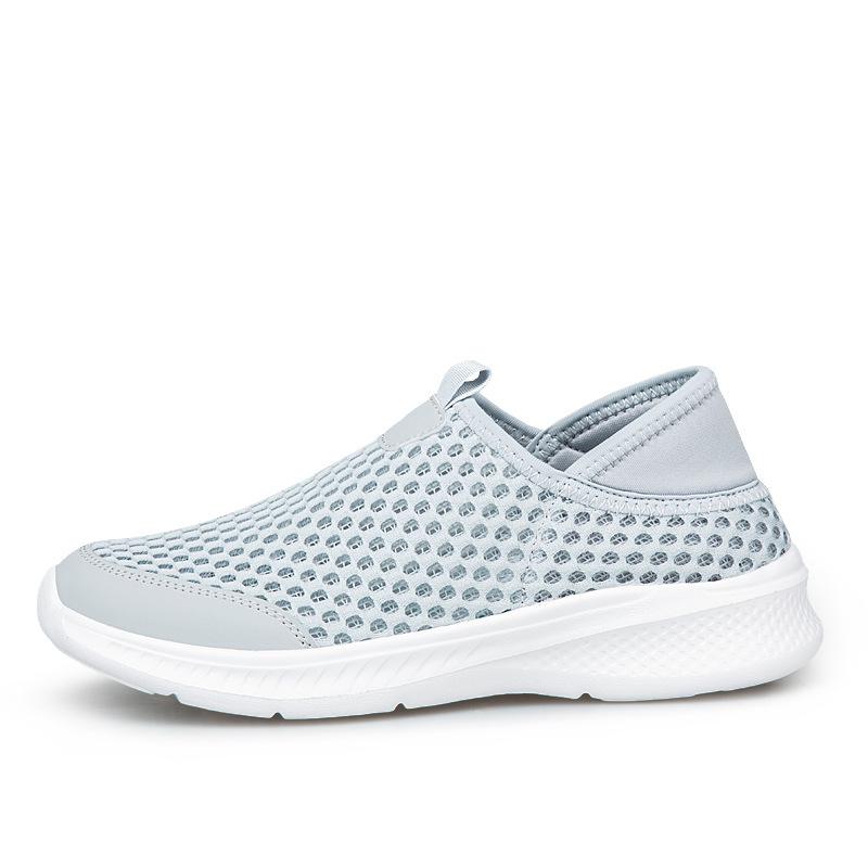 

Summer women s new big net sandals, one shoe or two, wear breathable overalls, walking shoes, light elderly shoes, parents casual shoes 36