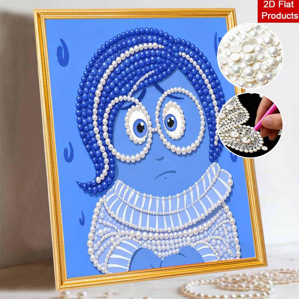 Disney Pearl Painting Inside Out Art Kit Adult Beginner Home Wall Decor Special Shape