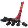 10Pcs T10 W5W- Car Wedge Lights Bulb Socket Connector Holder Extension LED Lamp Bulb Base Holder For T10 Round Sockets