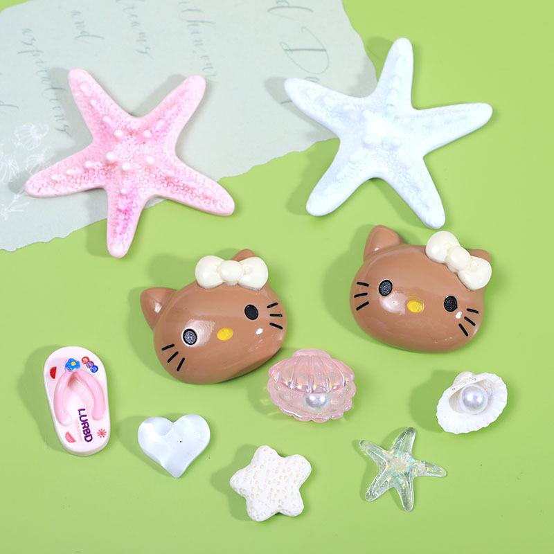 Xiaohongshu-Style Shoe and Hair Accessories: Hole Shoes Decorations, Hair Clips, Ties, Refrigerator Magnets