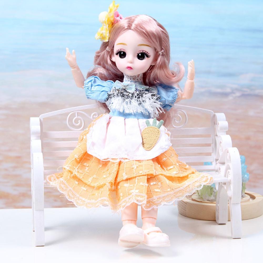 Dress Up 30cm Anime Bjd Doll Spherical Joint 30cm Articulated Toys 1/6 Bjd Dolls  Kids Toy