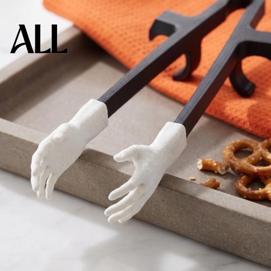 Portable Finger Tongs for Potato Chips Snack Chopsticks Gaming, Finger-Mounted Fork with Mini Hand Lazy Clip Watching TV Design, No-Touch Popcorn