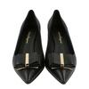 Salvatore Ferragamo Zeri 70 Leather Pumps Black