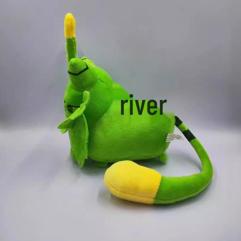 New Regretevator Gnarpy Green Cat Plush Toy