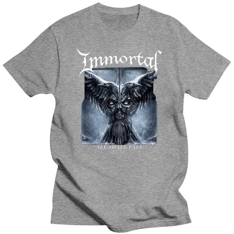 IMMORTAL ALL SHALL FALL NEW BLACK SHORT LONG SLEEVE T-SHIRT Print Male Brand New T Shirts Unisex Male Short Sleeve Casual Tops