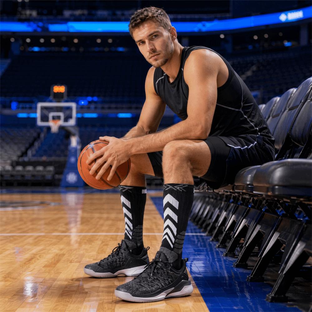 Thick Basketball Socks Toward Bottom Cycling Running Sports Socks Compression Socks Men Women