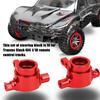 2PCS Aluminum Alloy Steering Block Fit for Traxxas Slash 4X4 1 10 Truck RC AccessoryRed
