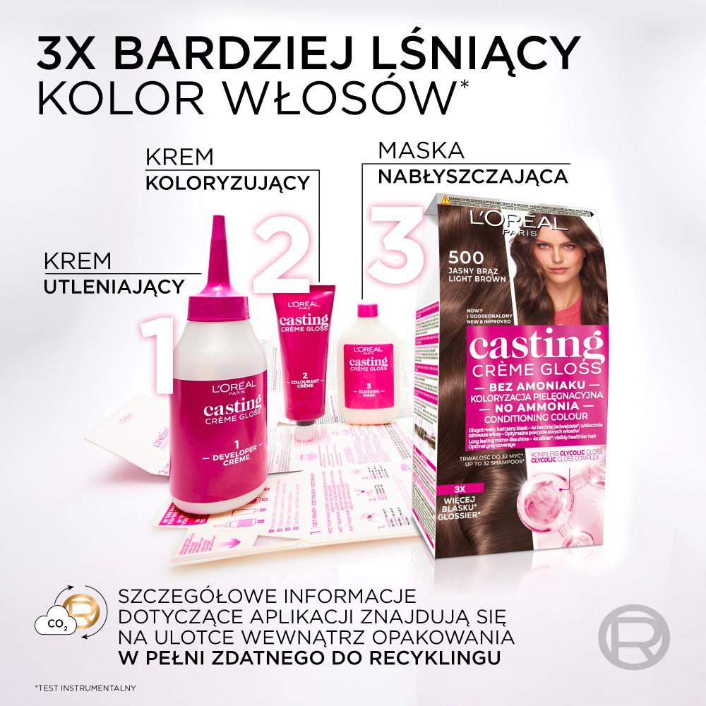 LOREAL CASTING CREME GLOSS Haarfarbe - 525 SCHOKOLADENMOUSSE (48ml, 72ml, 60ml)