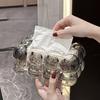 1 Stück Neue Acryl Kreative Wolkenförmige Taschentuchbox, Hochwertiger Desktop Restaurant Taschentuchhalter, Zuhause Wohnzimmer Couchtisch Papierspender