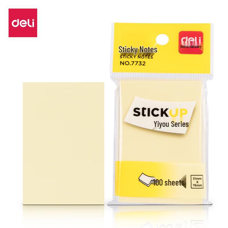 Deli 7732 Sticky Notes 76x51mm
