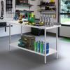 Stainless Steel Work Table Commercial Kitchen Work Food Prep Table 24"x60"