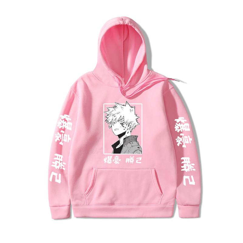 No Hero Academia Kaminari Denki Hoodies Autumn Winter Fleece Streetwear