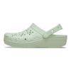 Crocs Sabots Classiques Bouton de Fleur EVA Légers Respirants Chaussures Femmes Vert 210927-3YH