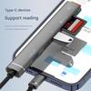 Portable USB C And USB A To TFSD Card Adapters Multiport Hubs Fast Data Transfer OTG For Laptop Tablets