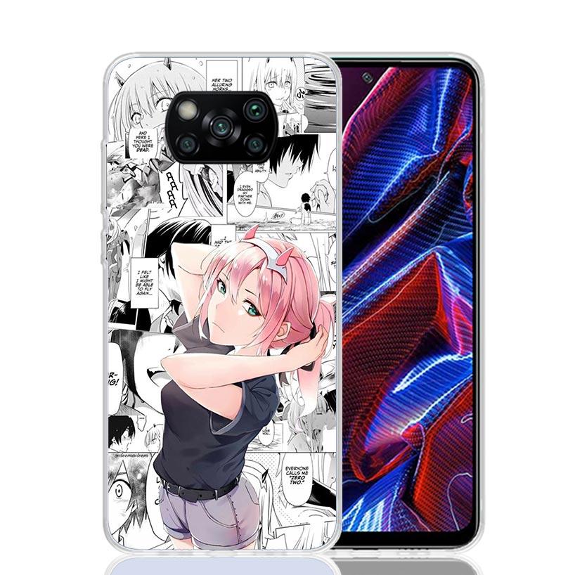 Darling In The FranXX Anime Phone Case For Xiaomi Poco X7 X6 X5 Pro F7 Ultra Redmi 15C 15 13 13C 12 12C 10 10A 10C 9 9A 9C 9T Co
