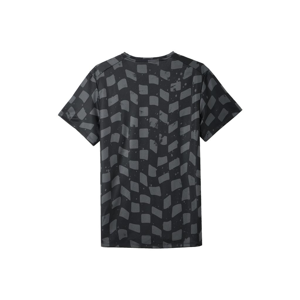 Nike T-shirt ras du cou à imprimé intégral pour homme, noir, DX0871-060