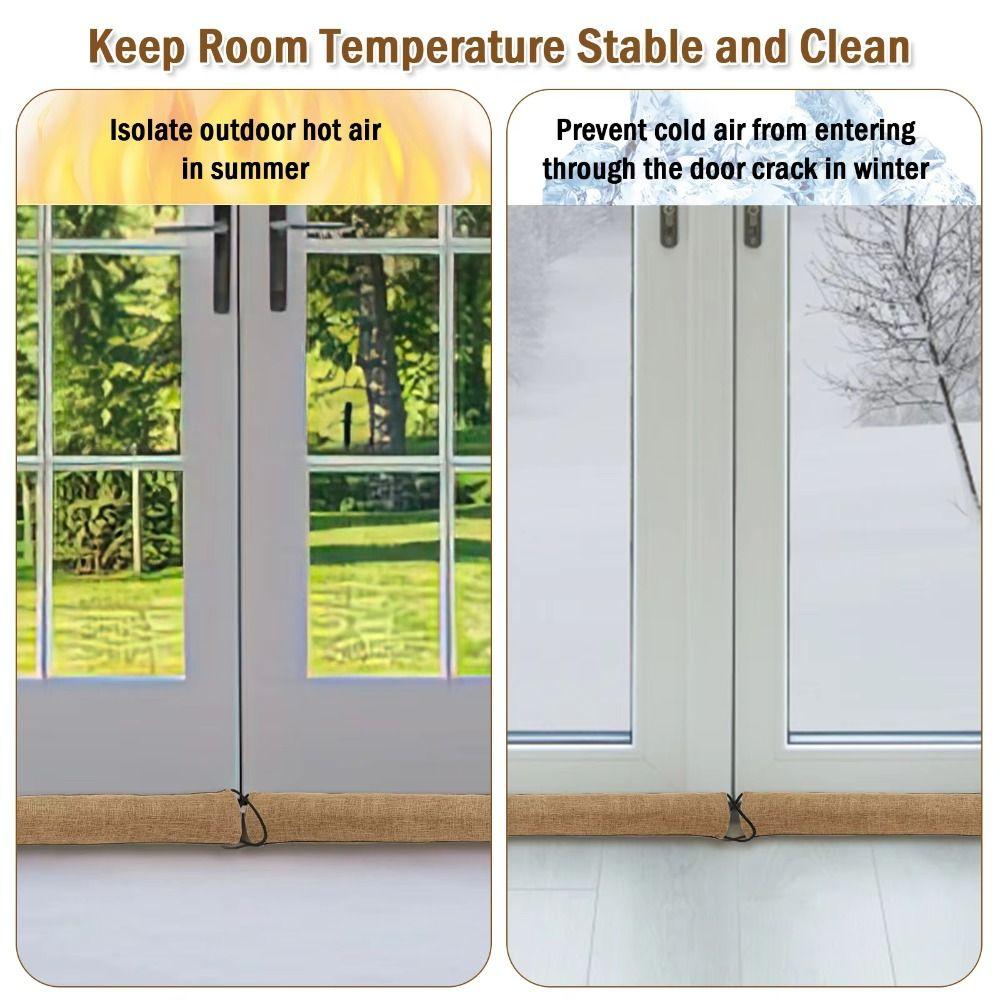 Insect-Proof Under Door Draft Stopper Noise Blocker Door Stopper Guard Holder  Home