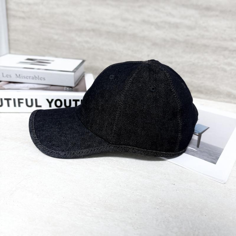 Ning denim hemming ruffian handsome duck tongue dome spring and autumn men's and women's baseball caps