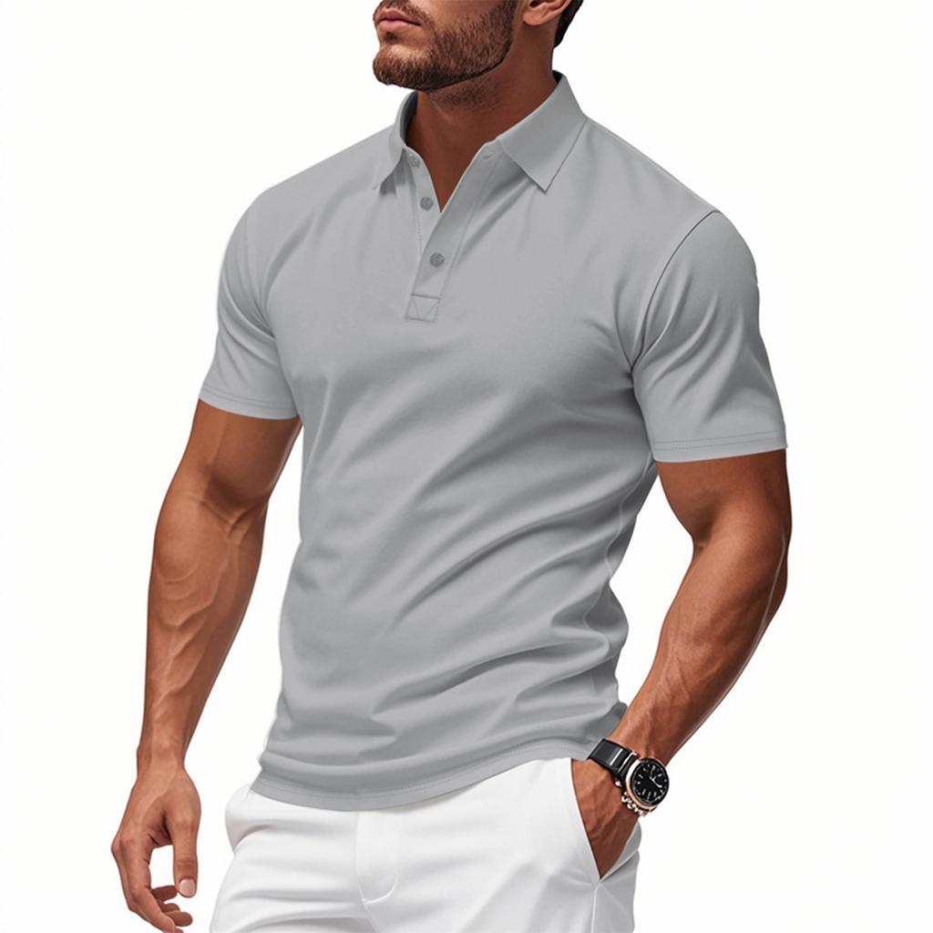 Herren Polohemden Kurzarm Klassische Passform Polohemden für Männer Erwachsene Bequeme Herren Polos Golfbekleidung für Männer