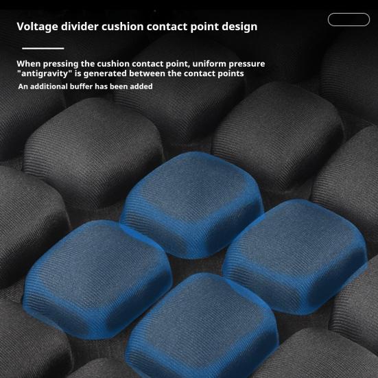 Motorcycle Seat Cushion Breathable EVA Rubber Sponge Cushion Long-distance Riding Cushion Travel Shock-absorbing Seat Cushion