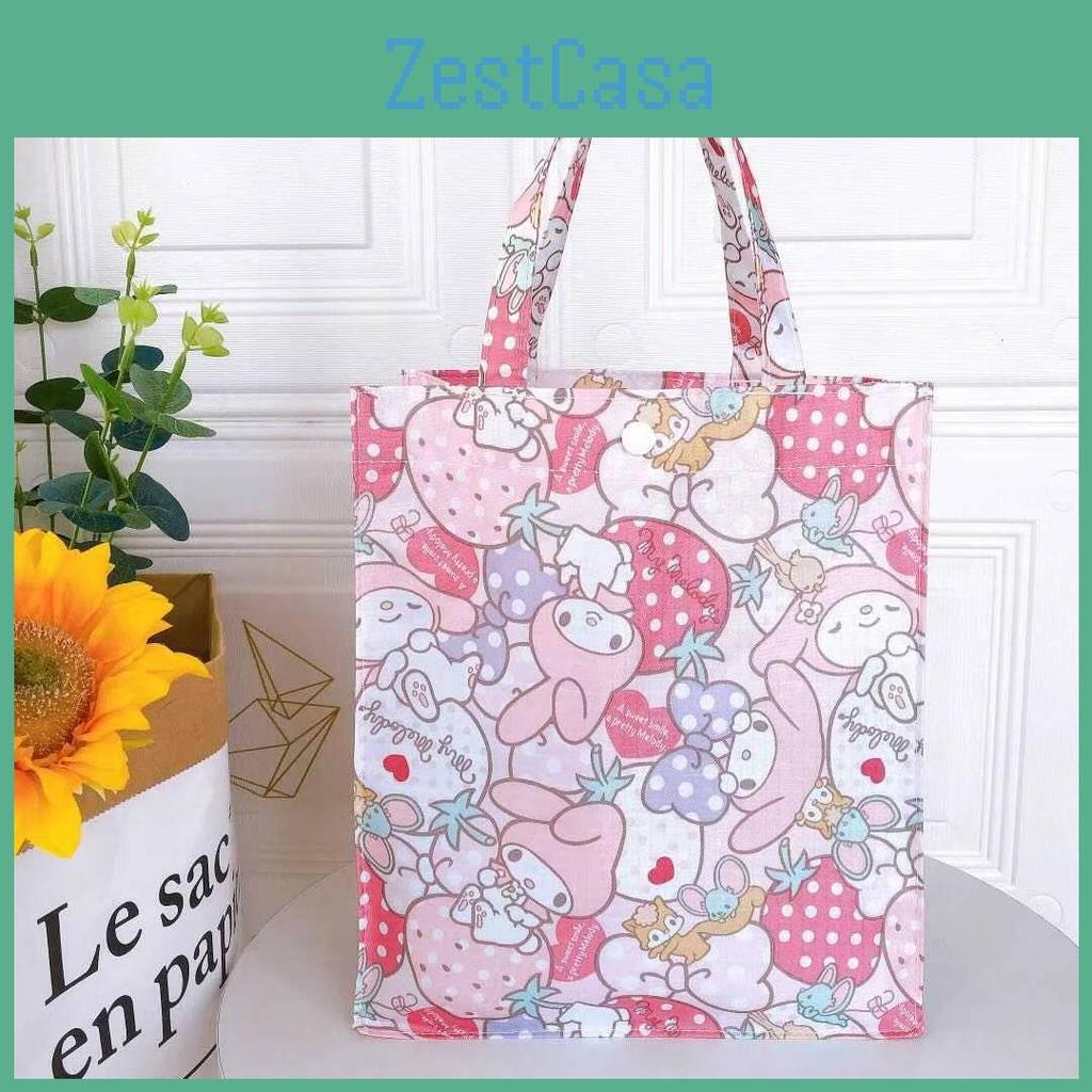 Pokonyan Chan Shin Cartoon Lunch Box Bag With Multipurpose Storage For Use Daily