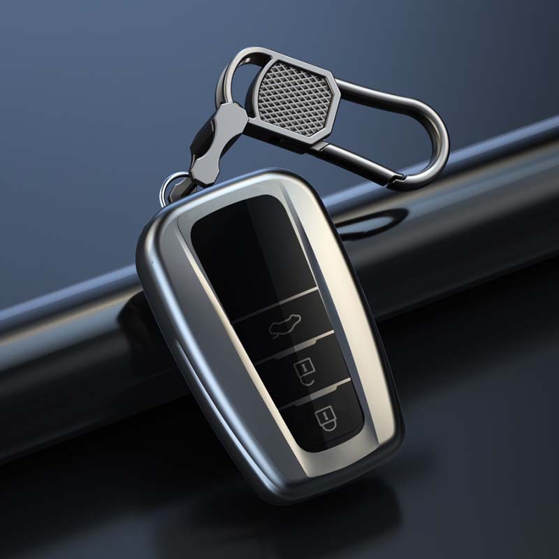 TPU Car Key Case Cover Key Shells For Toyota Prius Camry Corolla C-HR CHR RAV4 Prado 2018 Accessories Keychain Car-Styling