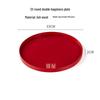ZISIZ Wooden Round Serving Tray (2-Pack)
