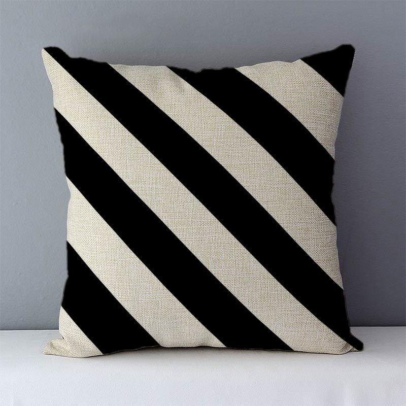 Quality Cozy Popular Geometric Couch Cushion Cover Home Decorative Pillows 45X45Cm For Bed Seat Back Cushions Bedding Pillowcase