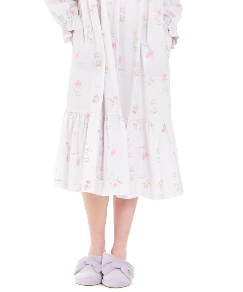 Narue Jersey Spring Flower Relaxed Sizes Women's C/R Nightgown, Purple, M-L