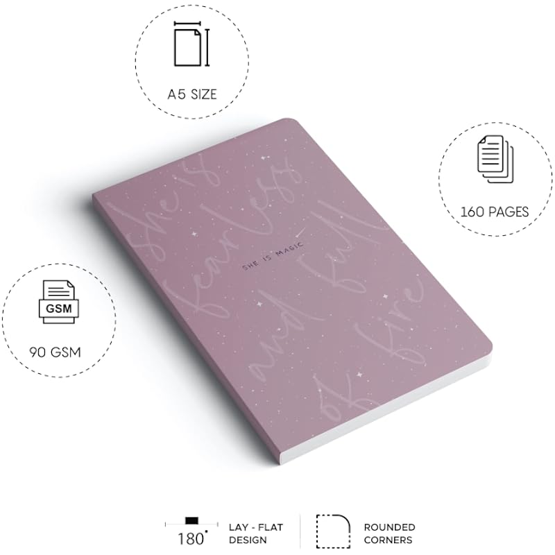 Factor Notes A5 Notebook: Ruled | 90 Gsm | 160 Pages (Fearless)