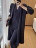 Women's Korean Style Knit Cardigan Set: Casual Loose Vest & Wide-Leg Pants Three-Piece for Autumn/Winter.