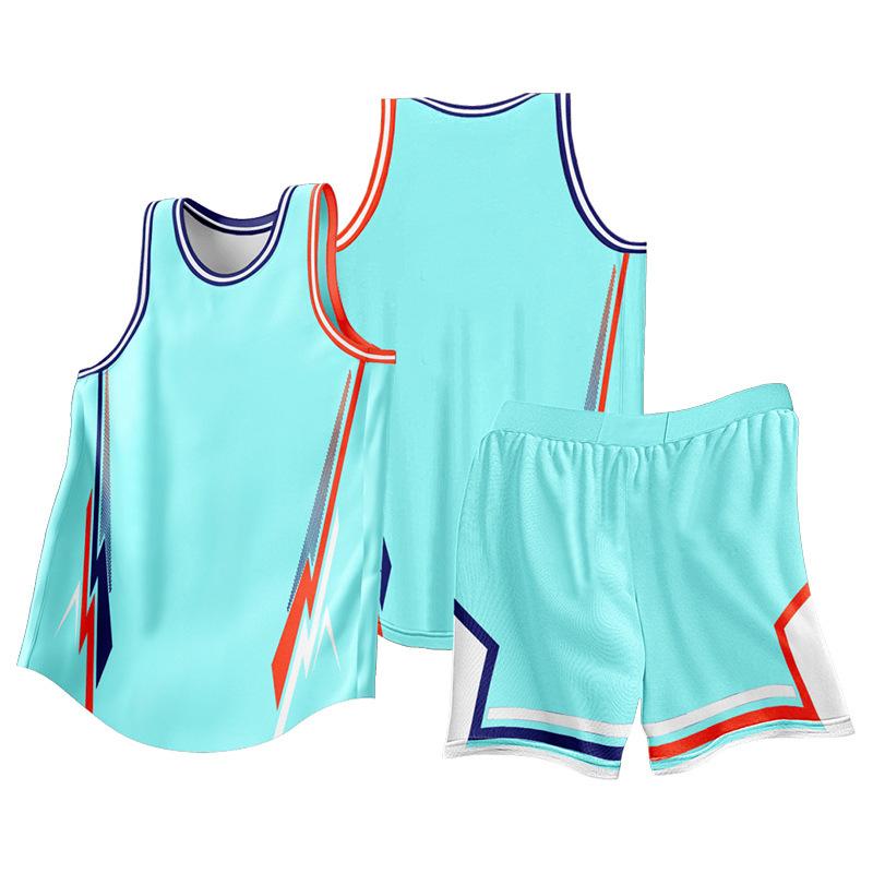 New American Basketball Jersey Set Men'S Adult Children'S Training Jersey Sports Game Jersey Quick-Drying Printing Women