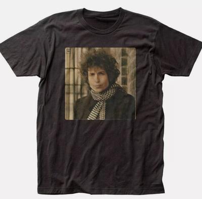 Bob Dylan Blonde on Blonde Koszulka Męska Licencjonowana Koszulka Zespołu Rock N Roll Nowa Czarna Koszulka Unisex