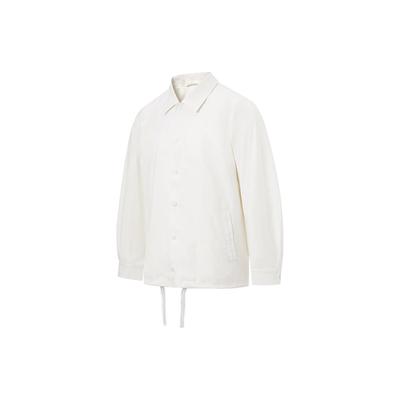 Li Ning Bedruckte einreihige langärmlige lockere Jacke Unisex-Jacke Off-White AJDT061-2