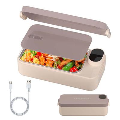 Heated Lunch Box 900ml Capacity Food Warmer Stainless Steel Hot Meal Lunch Container for Office Travel And Outdoors