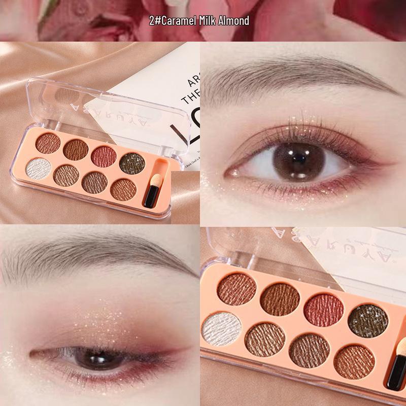 

Ashareya Glitter Sequins Shimmer 8-Color Eyeshadow Palette