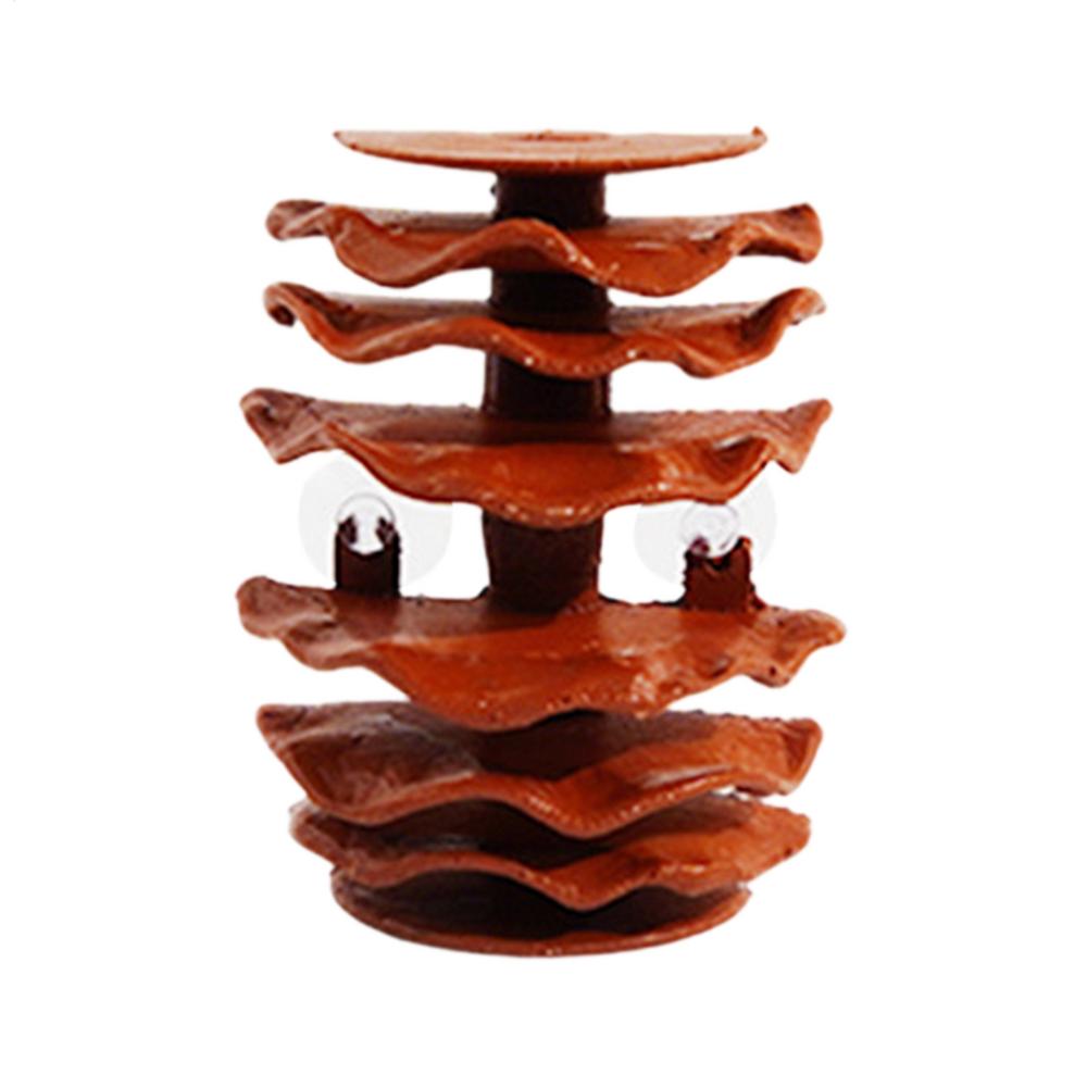 

Aquarium Cave Resin Suction Cup Betta Habitat Ornament Fish and Shrimp Shelter for Guppy Betta Hiding Resting Hideaway Breeding