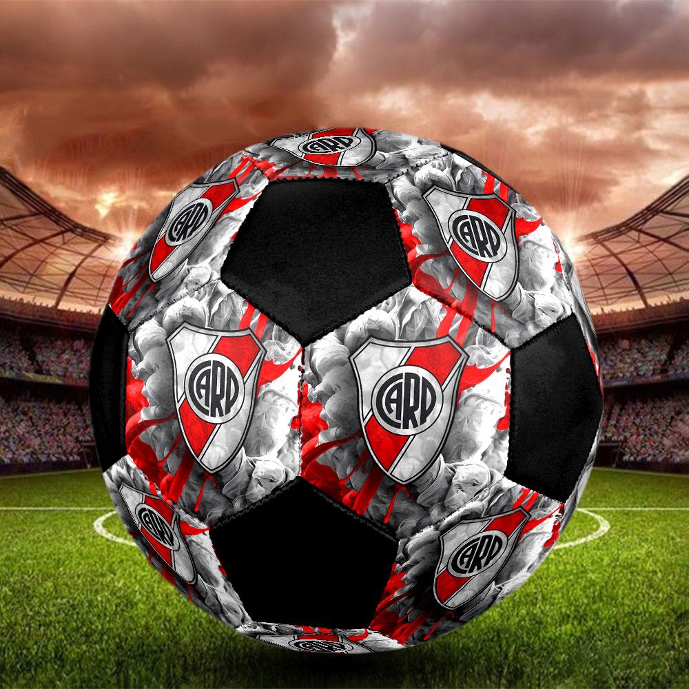 1pc River Plate Soccer Ball Size 5 Indoor Soccer Ball Fashion Colorful Backyard Game - Great For Sports Fans Gift HE99
