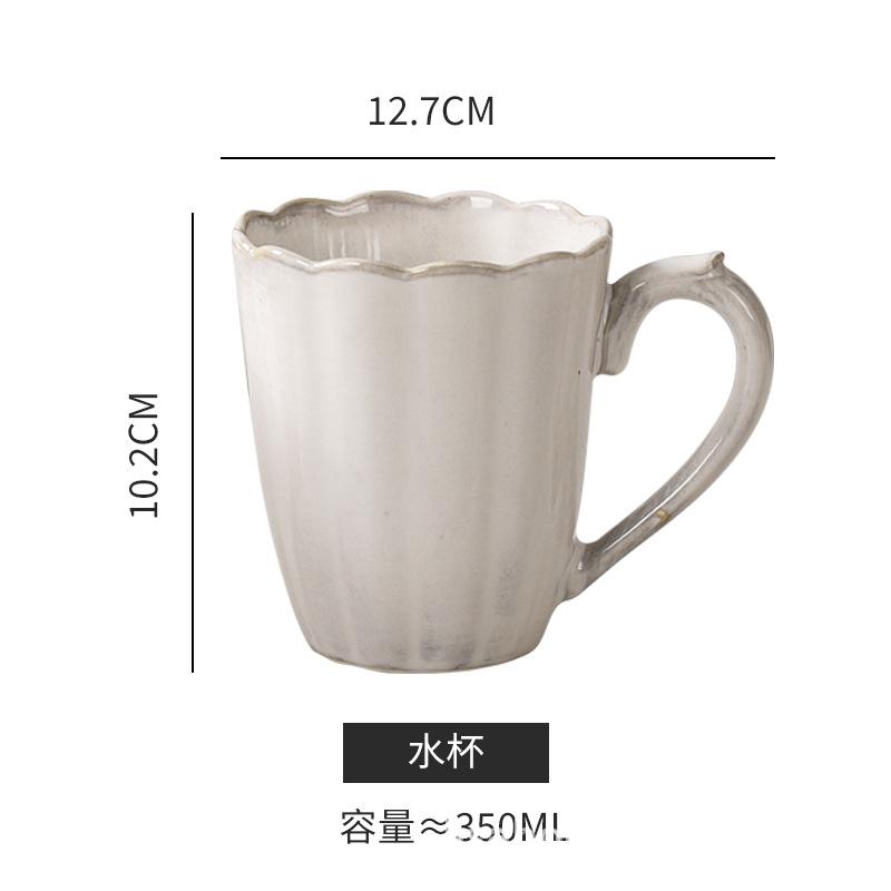 New Japanese Ceramic Tableware Household Nordic Style Kitchen Utensils Dish Plate Set Combination