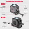 40M/60M Laser Tape Measure 3 in 1 Laser Measure Level-Meter Laser 5M Tape Measure with Pythagorean  M/ft/in Unit Conversion