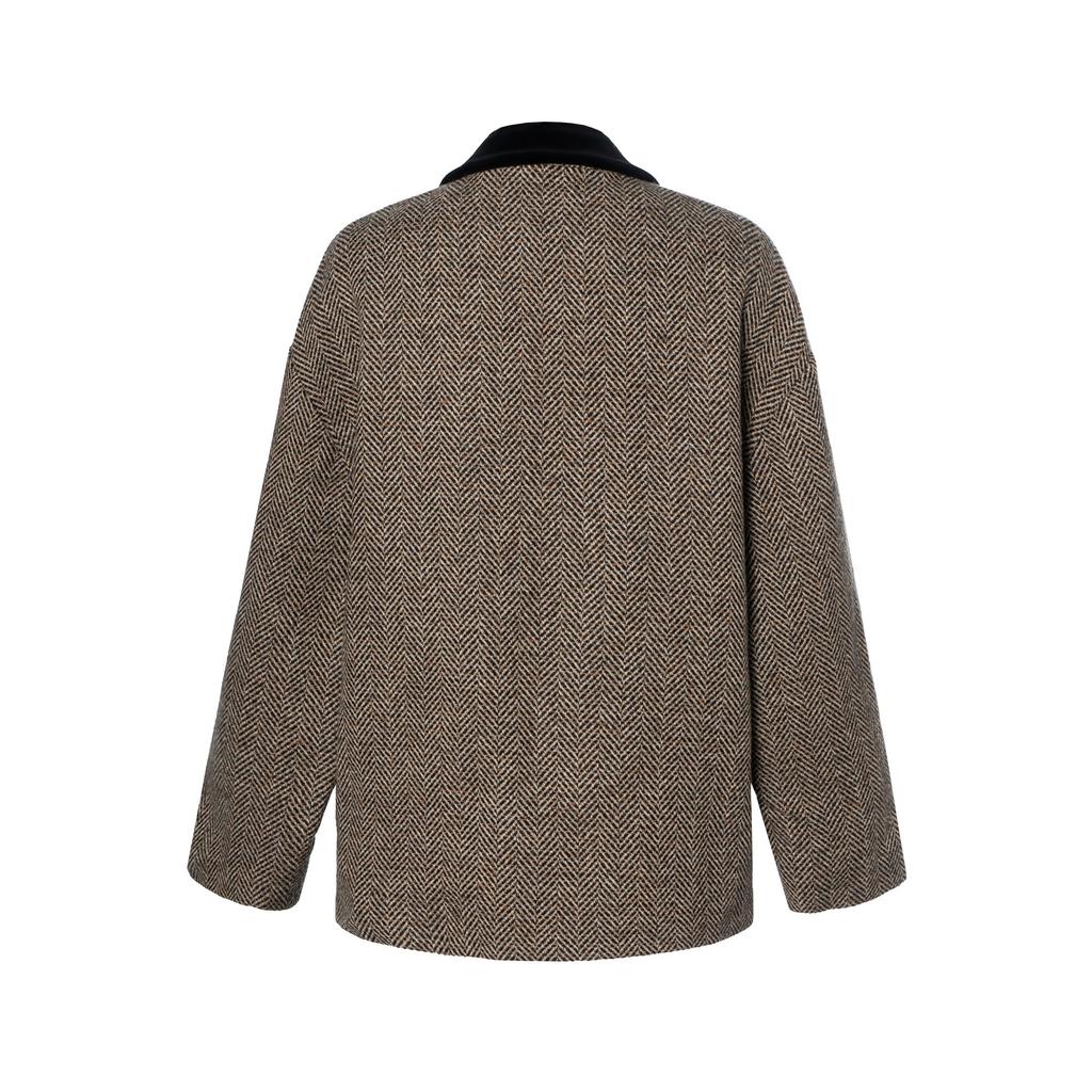 GUCCI Herringbone Button-Up Coat 752364-ZANQ2-1214