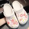 1 Set 3D-Blumen-Schuhanhänger Abnehmbare Kirschblüten-Schuhdekorationen Niedliche Blumen-Schuhzubehörteile für DIY-Clogs-Dekoration