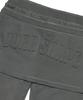 AWOSWEIB Double Waist Skirt Pants - Charcoal