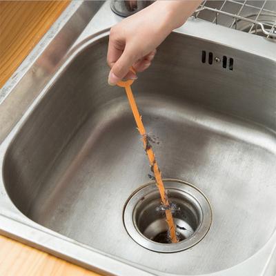 Sewer Hair Cleaner Toilet Pipe Unclogge Foreign Object Hook Pipe Cleaner Sink Kitchen Drain Cleaning Brush