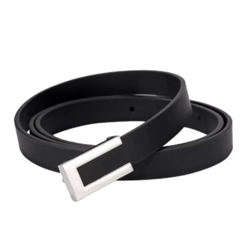 

Buttoned Popular Waist Belt Student Simple Versatile Denim Dress Accessory Belt серебряный