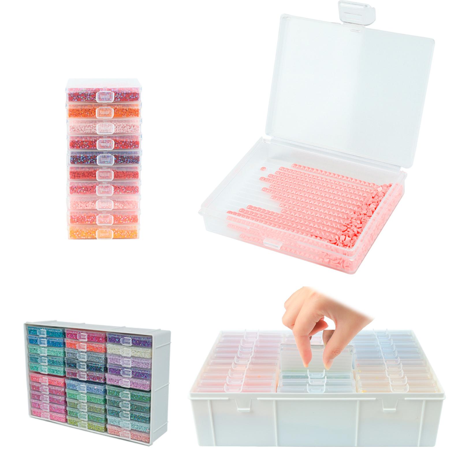 

30pcs Diamond Art Storage Containers with Lids Diamond Art Storage Containers Trays for 5D Art Beads Storage China Mainland